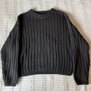 Universal Thread Knit Sweater - Black